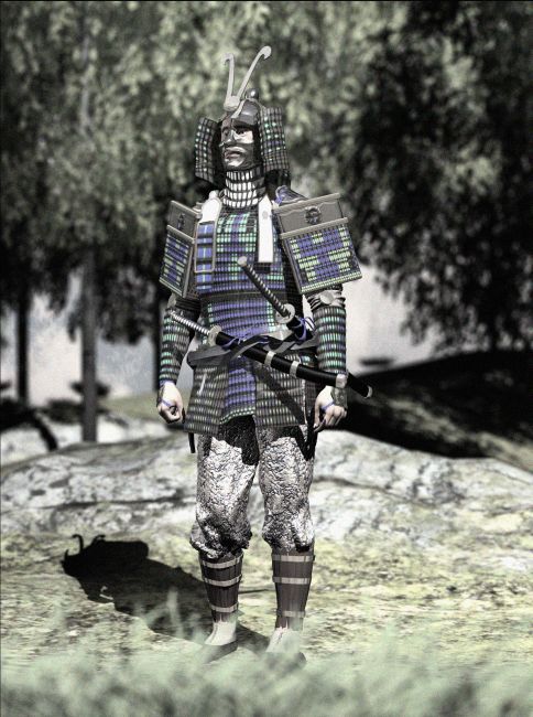 Samurai
Used Photoshop to give aged look of a photograph.  Created a Black and White layer to go over the top of color layer.  Reduce the opacity of the black and white layer and then added gain to get that Old photograph look of film photography. 

~SAOTW Winner WK of 7/6/2019~
Keywords: SAOTW Winner 7/6/19 Samurai portrait Old Photo Photograph look