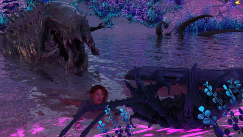 Oh, No!
Behind her she could hear something stealthly rise from the stream although she could sense that it was huge.  She felt a tug on her leg.

The creature began to wail.

Next image is [url=http://www.thefantasiesattic.net/attic/cpg/displayimage.php?pid=41016]here.[/url] Previous image is [url=http://www.thefantasiesattic.net/attic/cpg/displayimage.php?pid=41011]there.[/url]

Story starts at [url=http://www.thefantasiesattic.net/attic/cpg/displayimage.php?pid=37772]this image.[/url]
