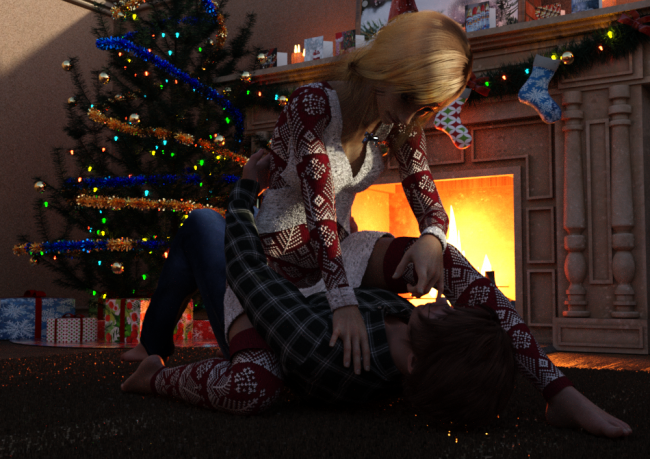 First Christmas
Was in a cute romantic mood.. 

