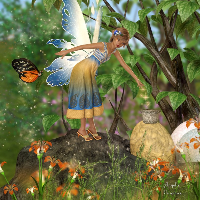 Fae Find
~TOTW WINNER WK of 3/27/21~

She found a pot just the right size to make her magic soup.
Keywords: TOTW Winner 3/27/21 Fairy, find pot