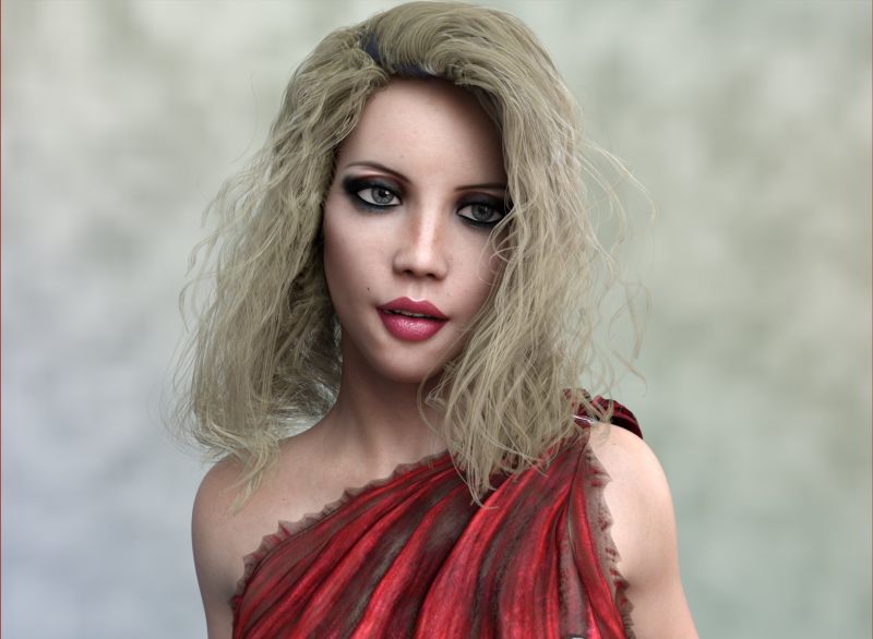 Madeline
Genesis 8 , Iray render. I think she's a nice character rendered as a portrait. Daz Studio .Seva promo lighting.

Keywords: Madeline G8F