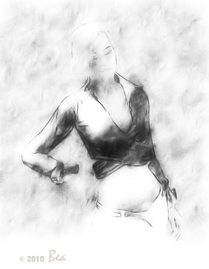 Sketch 
Rendered in DAZ Studio and then worked on in postworkshop and finished off with more work in Paintshop Pro 
