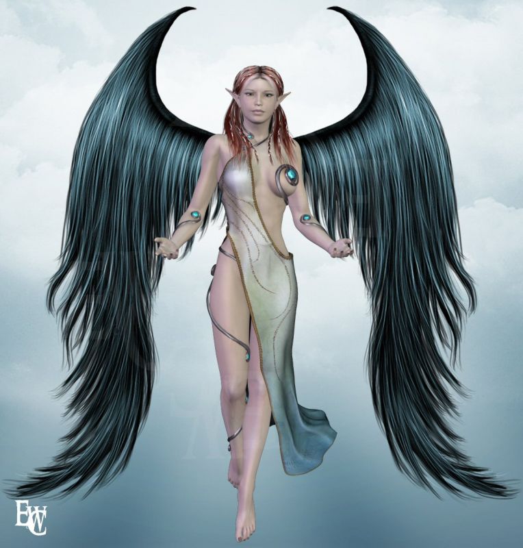 Eala Sul FAE
Well maybe a bit more angel than fae ...... but I am LOVING the dress on her ..... 
