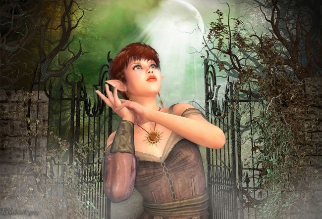 Night Mysts
Kit was drawn to the gates and could feel a presence that she couldn't see. The mysts were settling in, and she had a feeling that it wasn't only the weather that was about to change. Something mysterious was going on, and she felt as though her world was about to become very complicated.
Keywords: RainbowGypsy