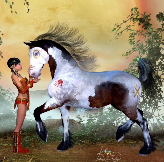 Pabu and the War Pony
~TOTW Winner Wk of 4/4/20~

I'm so excited, I've been waiting for Hiveware to come out with a War Pony for the Hivewire Horse and it's finally here!!!
Keywords: TOTW Winner 4/4/20