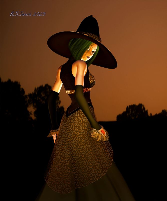 rosie witch
i did this for somebody on another platform the photo was taken last october when i was working the haunted corn maze
Keywords: Aiko enchanted,fairy,realm,magical, fantasy, female,