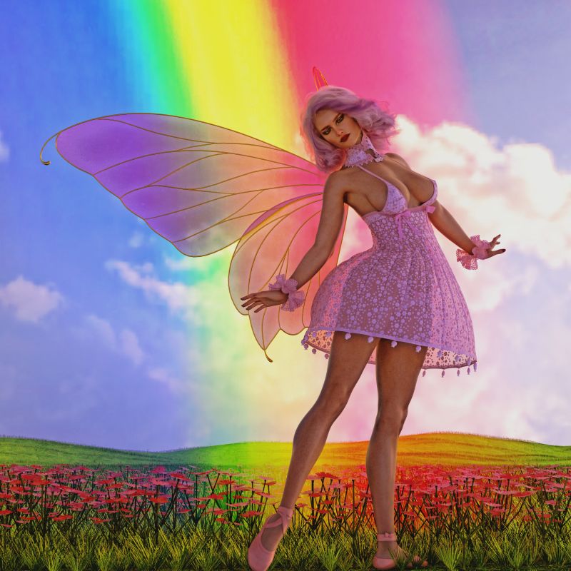 Rainbows Silly
The Rain Fae Answers Your Question on what April Showers Bring?
Rainbows Silly! O.O
