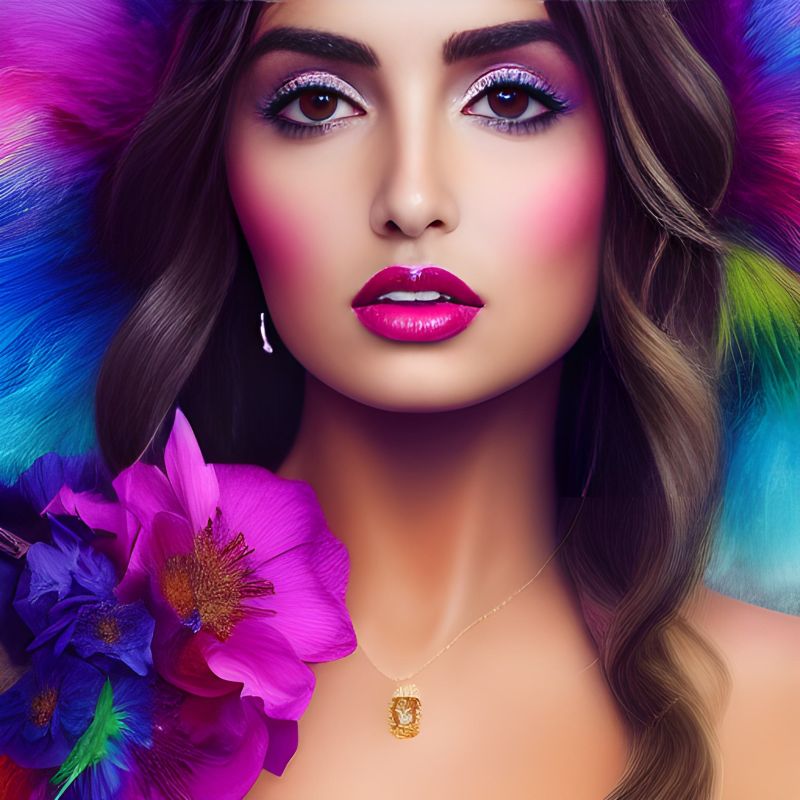 Flowery Girl Prompt Stable Diffusion V2
O.o Holy Cow Just Copy and Paste and Click Make Art Button is coming soon! 
