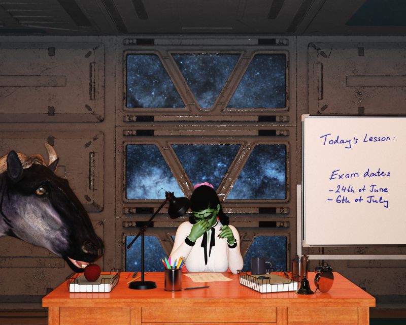 Gnu to Know You
Miss Longstockings I Know You are New to Our School And You Wanted to Impress the other Students with Your Pet. Would You Please Take it back to Your Family Farm Before it Eats any More of the Horticultural Science Projects!
