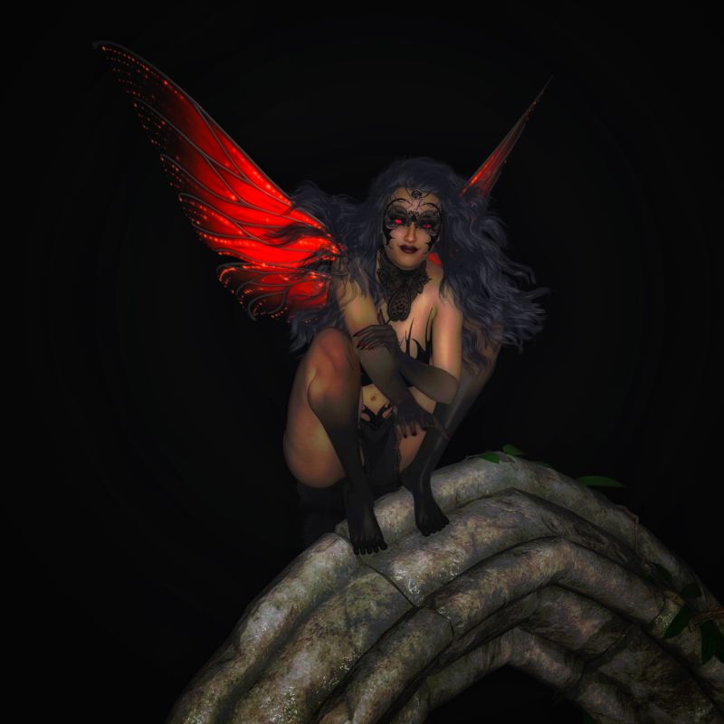 Gothic Fae
O.o I Feel Less Safe! She just sits there and Smiles! o.o
