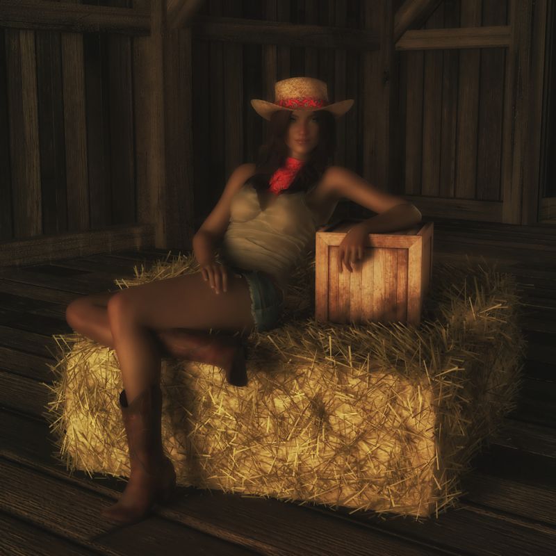 Hay 2
More tests with fill lights! For Science!
