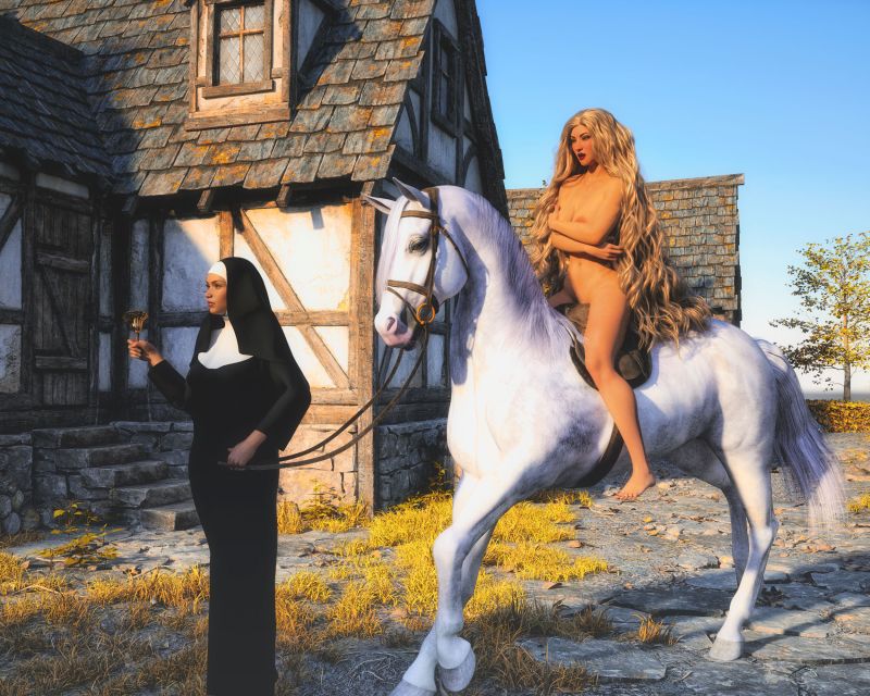 Lady Godiva
Lady Godiva was an 11th-century Anglo-Saxon noblewoman who became famous for riding naked through the streets on the back of her horse. She did so in protest against her husband, trying to persuade him to reduce the taxes of the region they ruled.
