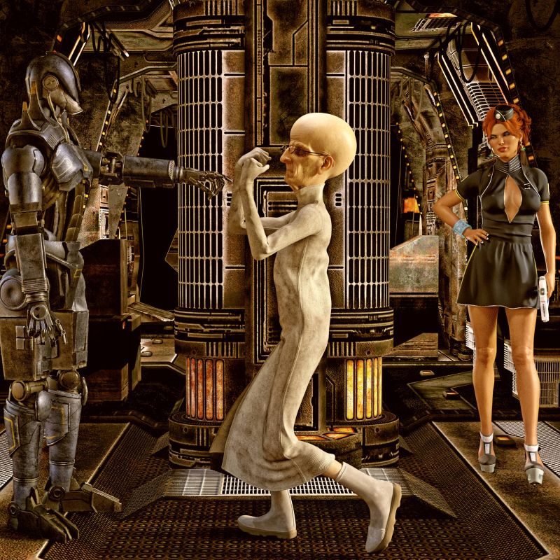 Metal Bias
Officer Mallory! You Stasis Locked Your Uncle again. I Know he made Your Family Move Multiple Times From Pitch fork Welding Towns People, And Where Called the Frankenstein's of the Outer Rim. You have to Read Them Their Rights While they are Still Moving! Personnel Will be adding this to Your Extended Shift Again! This will make Your Service to the People another 20 years!  Just Load him in the pod I Got Another 16 More down the hall.
