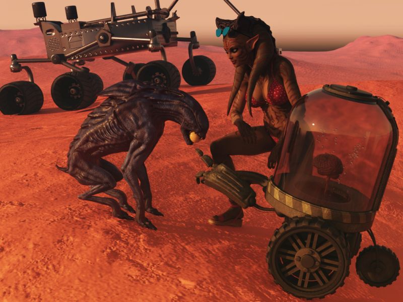 Red Sands of Mars
Always Good To see a Family playing with their Dog! o.O
