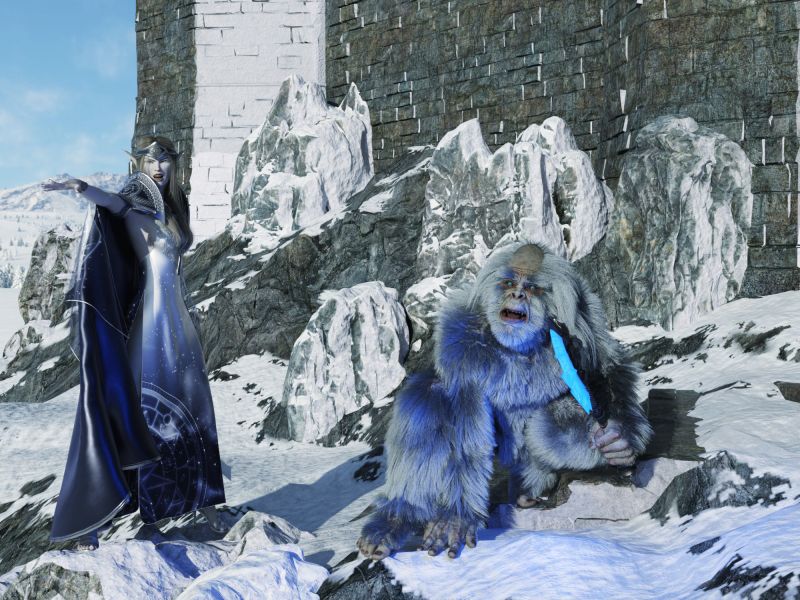 Right Over There
How Can You Miss it! Troubles of an Ice Queen. o.o
