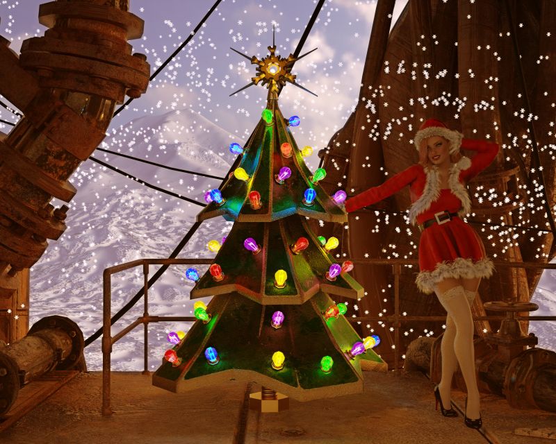 Steampunk Christmas
Merry Christmas! 
