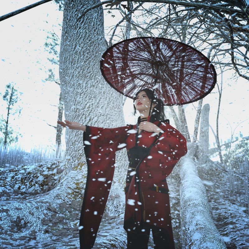 Umbrella Snow
O.o Why Go out into the Woods in the Snow!?  Why!? o.o So Cold!
