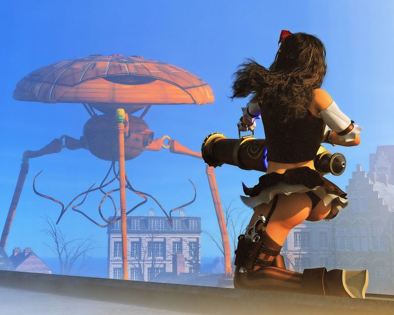 War of Steam World
If War of the Worlds happen in a SteamPunk World. o.O

