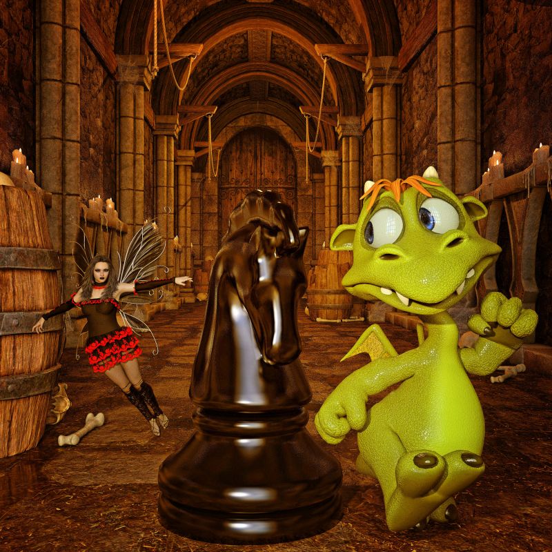 Well that did not go Well!
Well You did Tell the Old Witch That You Where a Real Knight! Maybe it will wear off once we leave this place!  o.o
