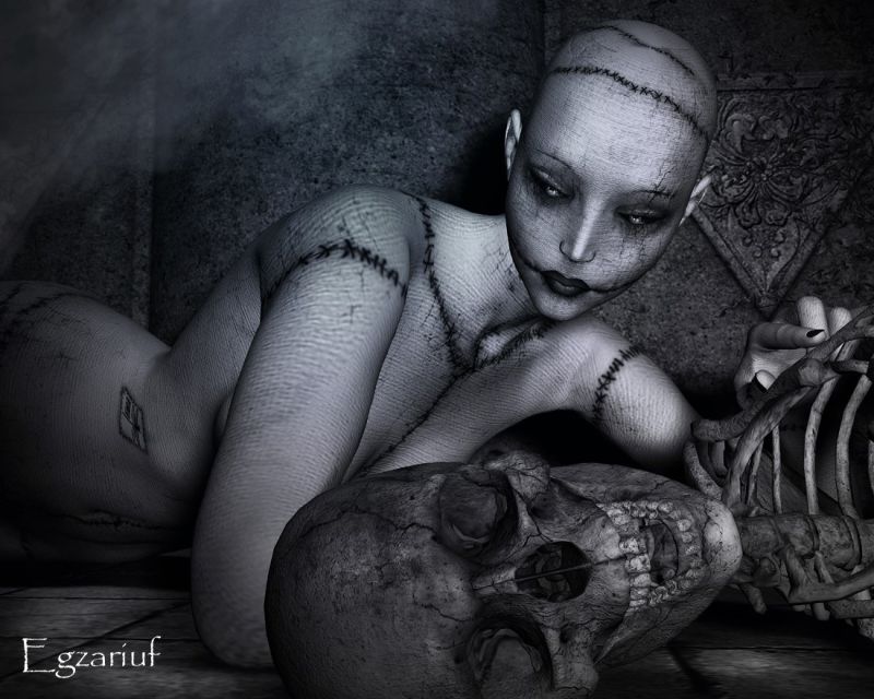 Still calm with my mind at peace
