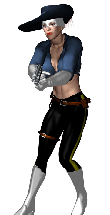 Colt
a character I saw on IG. Thought I'd try to 3d her.
Keywords: superhero comix comics instagram