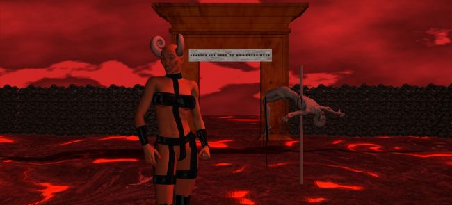 Hell Gate
She greets you as you appear on her shores. She smiles cause its time to play
Keywords: demoness demon hell tortured evil