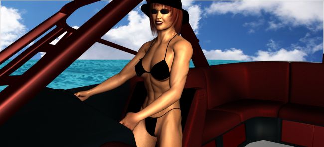 Summer Days
Summer is coming to a close... image of nicer times.
Keywords: pinup beauty girls bikini boat ocean