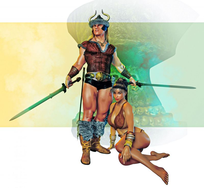 Onan
From a runtime hither to undreamed of... came Onan ... destined to wear a crown upon his troubled brow ...
Keywords: barbarian fantasy movie sword