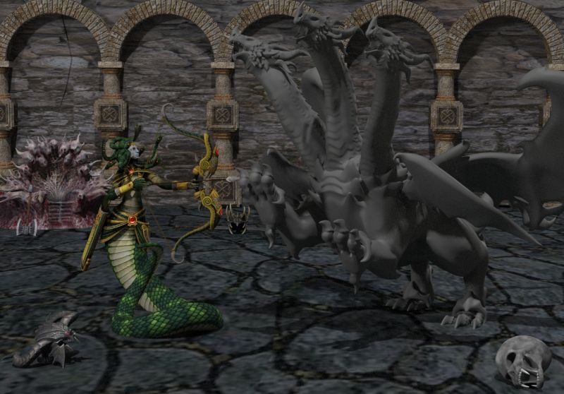 poor hydra
Two giants togheter
Thanks for the peep
Christ
