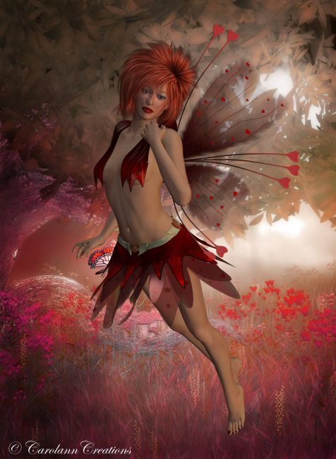 Love is all around
the Love Fairy sprinkles love and joy wherever she goes. 
Keywords: Love Fairy