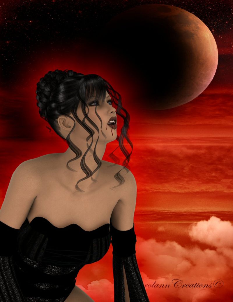 Vampiress
The moon has risend and she is ready and hungry.
Keywords: Vampire
