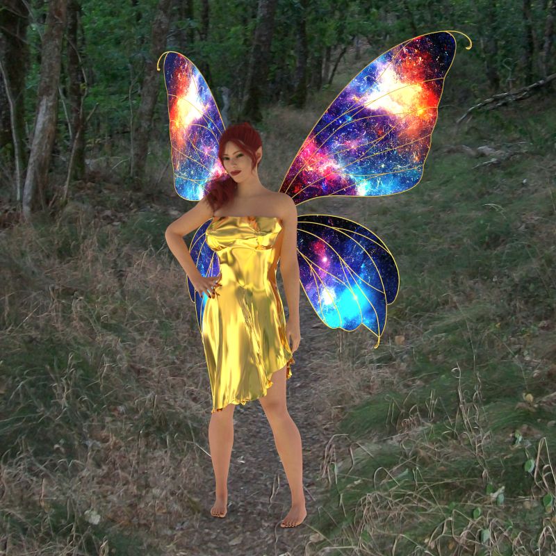 Faelina's New Dress
Faelina trying on a new dress
Keywords: Fantasy