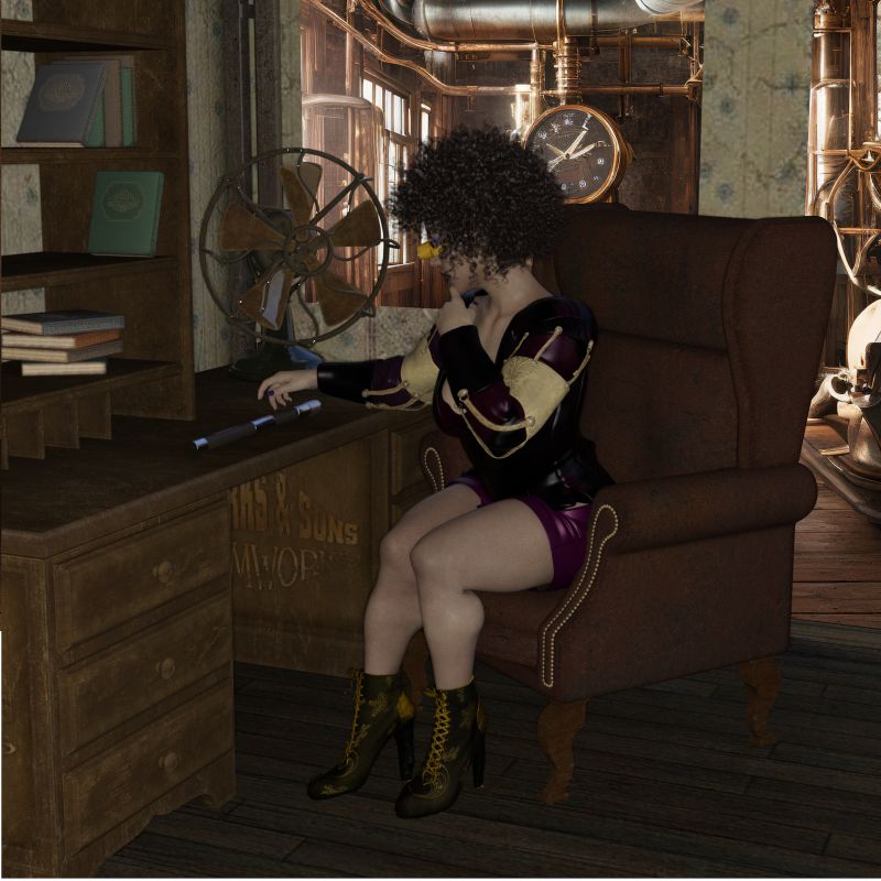 Workshop Gnome ~ SAOTW 9/21/24
~SAOTW 9/21/24~
Perhaps I should tweak the output a little...
One of the promo images I'm using for the G8F Gnome character.
Gnomes do love to tinker.
Keywords: SAOTW 9/21/24 steampunk