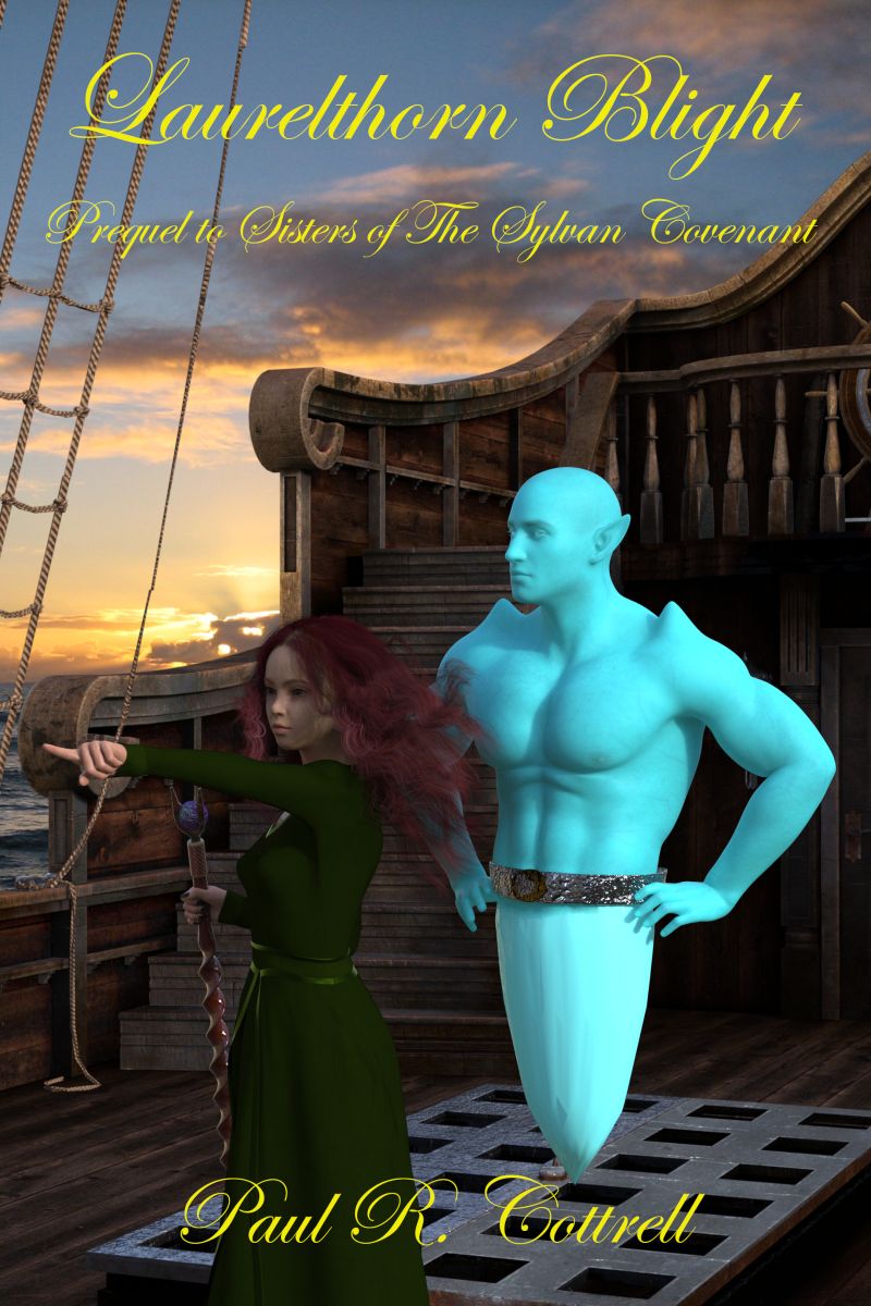Laurelthorn Blight 2nd Edition Cover
Chapters 2 and 3 kept nagging at me and since I had nothing else going on writing wise I decided to fix what I felt was wrong with them.  I'm much happier with the new chapters and created a new cover for the book to reflect the change in edition even though Amazon won't let me change the edition number even after changing the cover.
Keywords: Fantasy