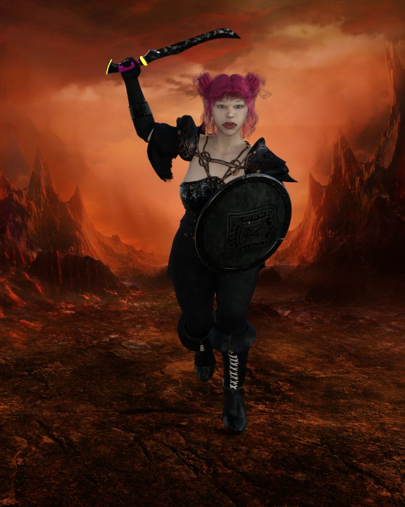 Pynki
Pynki is a Gnome Shadow Knight.  Made using a new Character that I have in the works for the Market when it comes back up.
Keywords: Dark Magic