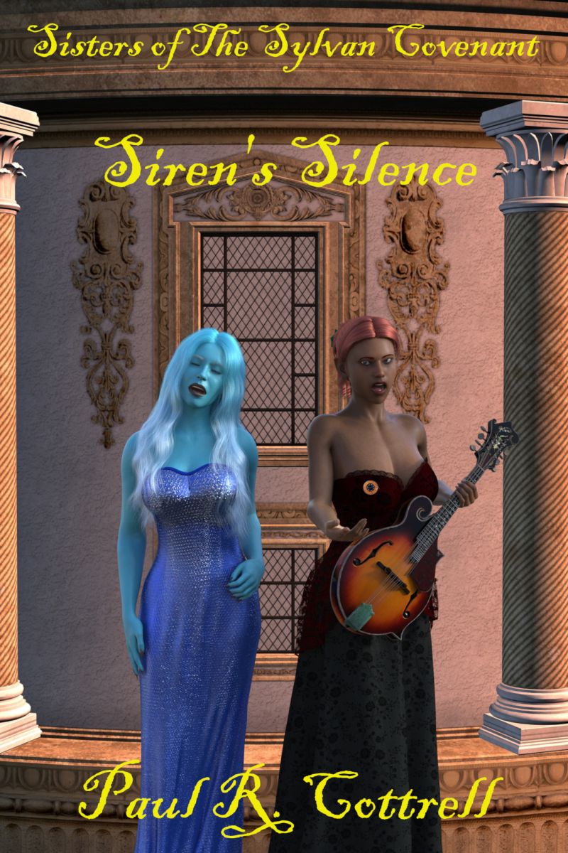 Siren's Silence
Tiriara enters Cartheim's Annual Music Festival where she meets a quartet of Sirens that she befriends. One of them stumbles upon a plot to assassinate the king at the festival but is silenced by a spell that steals her voice.  Can Tiriara and the Sisters foil the plot and find the counterspell for the silenced Siren in time? Find out in August when Siren's Silence is released at Amazon Books in Paperback and Kindle.
Keywords: Fantasy
