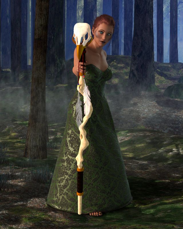 Willaname - Hobbit Druidess
Another of the Shadowbane Chronicles Characters come to life as it were.  Mistress Willanaome Bramblerose,  Druidess of Karana, Member of the Druid High Council called the Circle of Nine.  Coming soon to a Market near you.
Keywords: Halfling Hobbit