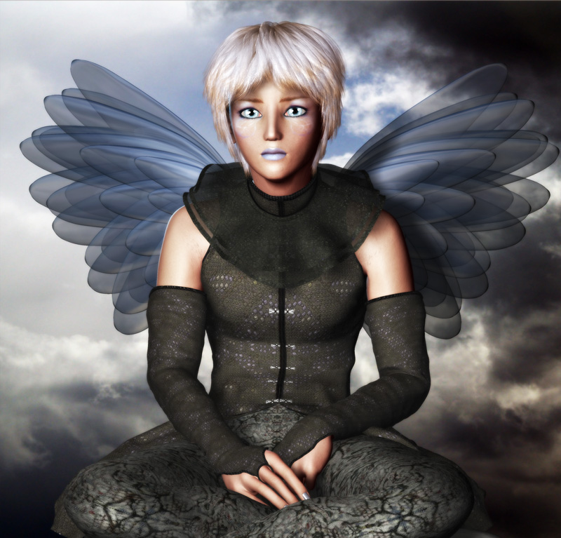 Echo
Fu-minn's character Rime.
Echo outfit from Rendo
Cherub wings free from Poser addicts
