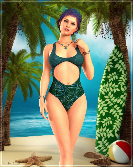 Beach Beauty
Trying out genesis 8,maybe it's just me but I find them harder to work with, I like my good ol' Vickie & Aiko 😊Guess I'm just ol' school 😎
