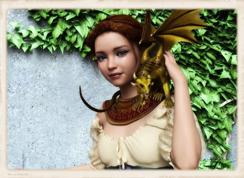 For Aelin
~TOTW Winner Wk of 11/27/21~

A small shoulder sized dragon make for a unique pet.
I wonder if they can be trained to reheat hot drinks...  
Keywords: TOTW Winner Wk of 11/27/21