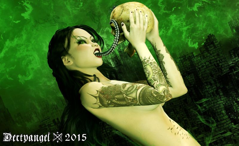 World Ending
More Tentacle things. Do love doing these Lovecratian pictures.
In a contest at Dreamslayer Artworks.
~
"How many times do we take for granted
Simple things that make life sweet
Enraptured by material longings
We miss the point, we need to know, to see
Beyond your being, and in the void lies the meaning"
Long Sense Dark - Sanctuary 
