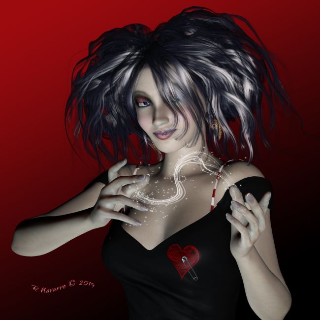 Glory Casts a Spell
The question is, on whom did she cast it, and what sort of spell are we talking about? 

It's probably not what you might think, later on in the story.
