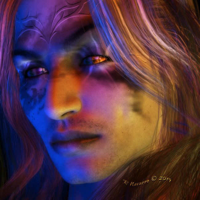 Wild Ez
"The Game was conceived long ago by the Powers That Be for their own jaded amusements, for They are even older than We, the Grigori. 
The Universe is full of sentient Beings, who are simply Beings of different orders of magnitude from those who call themselves Humans. 
Humans have other names for them, pretending not to understand they are Things, Beings, Forces that exist everywhere around us. 
Pretending - because they used to understand that - long, long ago. They made gods of them. That's how we know." 


Ezza Valdez - also known as WildEz: great uncle to Glory; uncle to Rita, and Eli, Glory's mother and maternal uncle. He is the Genius of Weather. 
There isn't much about it he can't tell you. The Powers That Be refer to him and most of the others as an embodied Dynamic Link Library. 
The Grigori were the ones who caused Terra to function as it did...until things got so out of control, there was nothing left to do but destroy 
it's cohesion, move shop and start over with their 'chosen ones'. The 'Chosen' now live on Fiera, the new 'open world'. 
