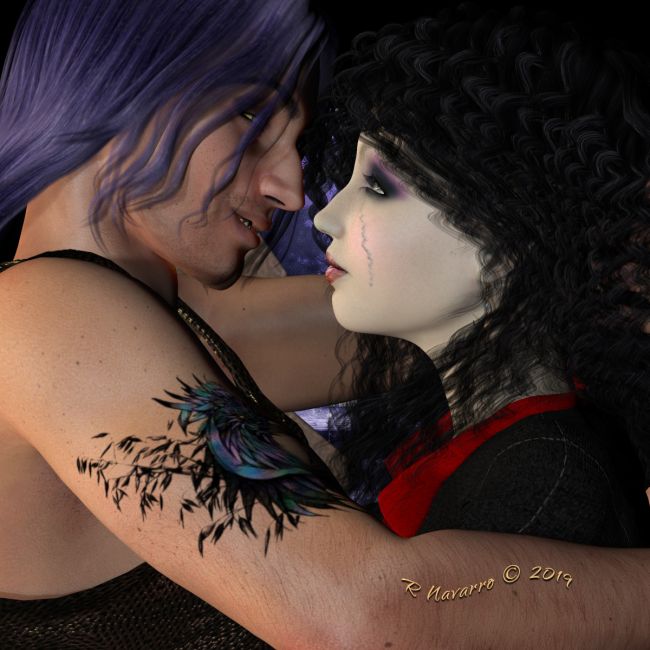 Sweetest Thing
"That's the sweetest thing anyone ever said to me," Glory blubbered and put her arms around him.

"I didn't come here to make you cry. Or take advantage of you." Djinn took Glory in his arms as a long mascara stained rivulet coursed down her cheek.

"I came here to take care of you and love you. Your whole family loves you, but they all have their own loves. I'm here for you. To love you and 
do whatever you need me to do. So, before you start to change again into a raccoon girl," he flicked the tear away with his finger and smiled, 
"stop crying and kiss me like you mean it. I made some coffee. You hungry?"

"Not right now, but coffee yes." Glory sniffed and smiled as she tried to wipe the rest of the muddy tear away with the back of her hand. 
Her body shuddered as she tried to calm herself. 

"You know, you weren't the only one that learned about someone else's problems. You didn't even want to talk about them, but you did to me. 
I know what you missed out on and I'm here to give it to you along with all my heart and soul. Now go wash your face and we'll go downstairs 
and have coffee and work on our house. We got nowhere else to go today." 

Glory kissed him like she meant it...because she did.   

"Now, just don't go telling everyone else how wonderful I am. You wouldn't want to ruin my bad reputation now, would you?" he laughed, 
taking her hand and leading her to the bathroom. "I'll be downstairs, honey." 
