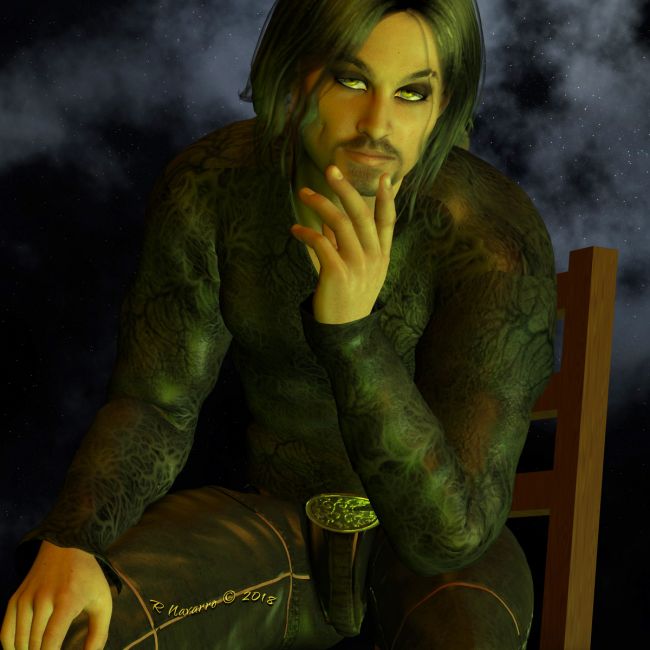 One Curse of a Hybrid
I never saw my mother's face. Richard said she was beautiful. But I look too much like him to have any clue what she might have looked like. I knew Richard was my father and that I was a Hybrid, but no one else was to know these things. He passed me off as a 'dear ward' of his late brother. I had a 'nanny' who was one of the daughters of the Shoshone chieftan. She was the Tribe's surety to Richard. So, I guess it made sense we went together. She's Nenah, my brother Djinn's mother. So I sort of have that motherly side that I greatly respect. Nenah is very wise. My sisters had their own inimitable ways of teaching me the proper way to treat ladies. They were tough girls! 

I spent my early life as a Vampire. Then as we had moved deeper West and finally into the Northwestern Native lands, it was easier and easier to slip into Wolf form without much hassle. The Natives were Were's too. When Richard finally made a treaty with 'his Weres' and brought them all into the combined fold, I agreed to live amongst them as a surety of our alliance and an envoy between the two. I found I prefered the Wolf form to the Vampire one. I guess that was my mother dominating those genes. 

Finally, I was able to just be myself but I still couldn't go around talking about it. None of the Were's would betray me, but there were Vampires who would for a pretty bounty split with any assassin with the cajones to take me out. 

It's rather like being a gun-slinger of great repute in the Old West. There was always and automatically a target on your back if you were a known Hybrid. Needless to say, I mostly stayed up north. If I ever called on Seth or Eli to help me out with something down South, they always would. I did the same for them in the North.  Afterall, the Black Sun Clan has to stick together, or we're nothing. 
