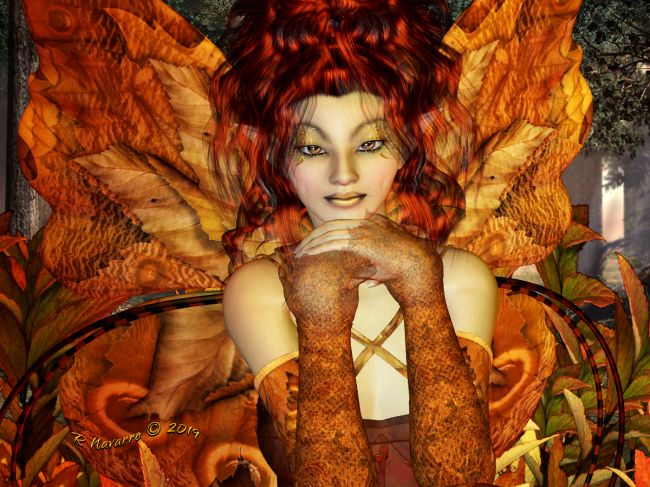 "Shinju"
Just a little fairy I morphed. 


