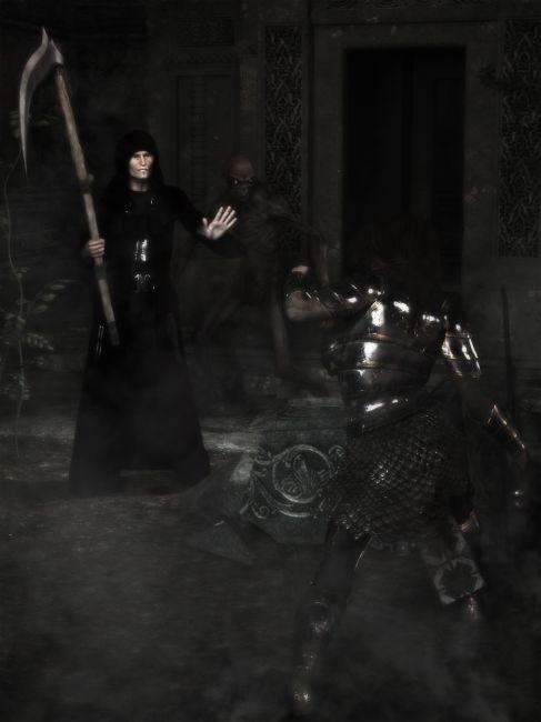 The Paladin and the Necromancer
Thanks for visiting!
Keywords: necromancer undead paladin knight night fantasy