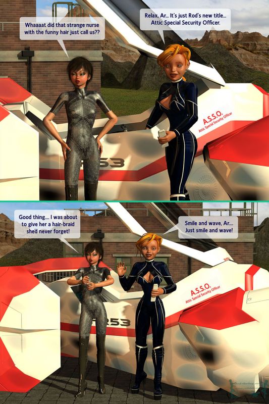 My New Site Title!
Thanks to everyone who voted! I am now the official Attic Special Security Officer! I've deputized the T.N.A. Girls (as if they don't have enough to keep them occupied.... What with alien artifacts, corrupt politicians, pig thugs, and etc...). So we'll keep things secure here at the Attic so everyone can get wild and crazy - and create art - while we try to figure out what Kianna's going to try next.... LOL


Keywords: Title security TNA