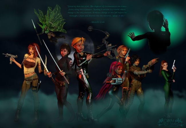 Chapter 6 Trailer
Here's part of the reason I've been off and on so much lately... I've been working on this bloody thing (the Trailer, not this graphic!) for over 3 months, so I hope you enjoy it. LOL

I have 2 versions - This one is on YouTube:
https://youtu.be/1GC2ITBjg-A

And a higher quality, downloadable version on my website (it's huge - 374 MB):
http://www.rodslair.com/tna/CH6_Trailer.mp4

This chapter is going to be huge. I'm STILL in the process of writing, changing, re-writing, changing some more, re-re-writing, and etc. And I'm still in the process of uploading Chapter 5 here at the Attic.


As always, Thanks so much for dropping by, and for all your comments and support! It means a lot!
Keywords: Trailer T.N.A. Comic Story Adventure Sci-fi