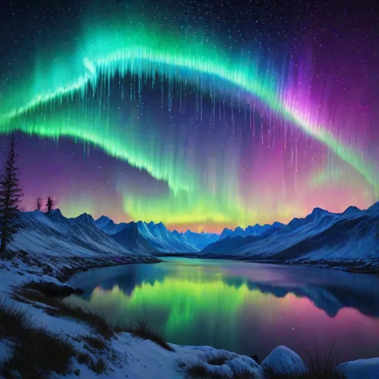 Northern lights
Like we weren't able to see the real ones here (for an unknown reason the first night - we had then a clear sky - then other nights after we had clouds), I decided to try something with AI.
By the past, I tried with Photoshop and failed miserably lollll
